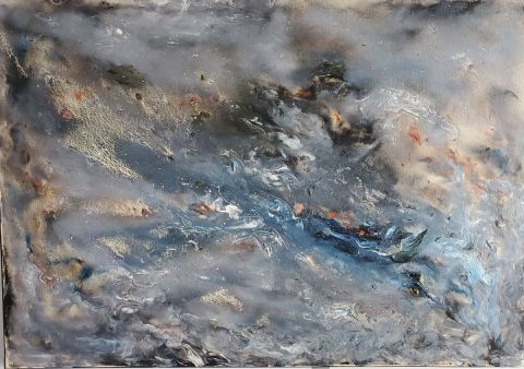 Peinture : cosmos - Dikyr