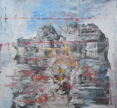 Peinture : L'écho d'un visage 2 - BOURGEOIS