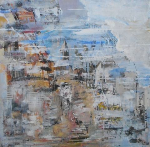 Peinture : L'écho d'un visage 3 - BOURGEOIS