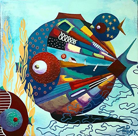 Peinture : Bubulle 10 - Marie-Pierre JAN