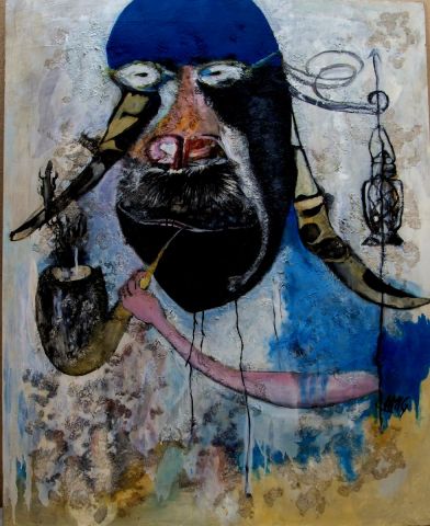 Peinture : Le roi célèbre d’Afrique - Dieudonne Peinture : Le roi célèbre d’Afrique - Dieudonne