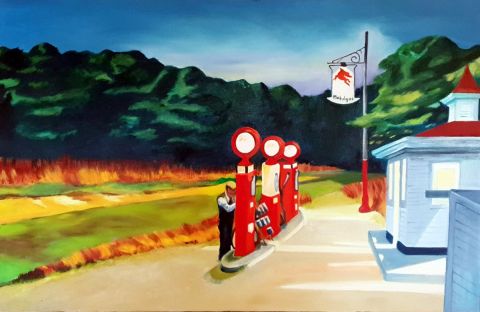 Peinture : GAS - Martine YVOREL