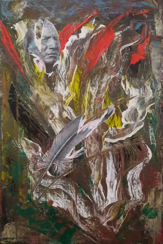 Peinture : Cœur d'indien - Patmor