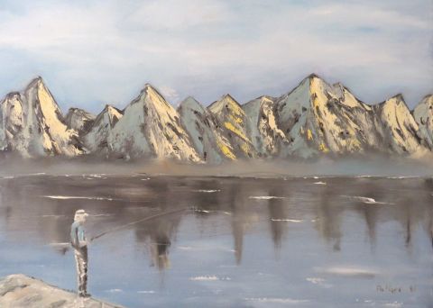Peinture : Pêcheur - Patmor