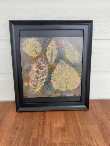 L'artiste ANTOINE MELLADO - Empreinte de feuilles