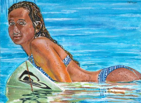 Peinture : Surfeuse - Patmor