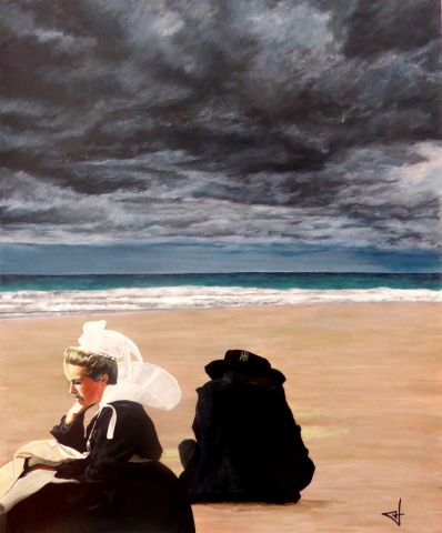 Peinture : Bouderie passagère - Jean-Alexandre