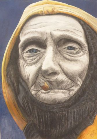 Peinture : Pêcheur - Jean-Alexandre