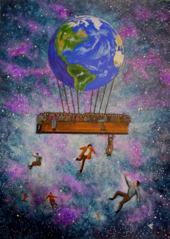 Peinture : Trop plein - Jean-Alexandre