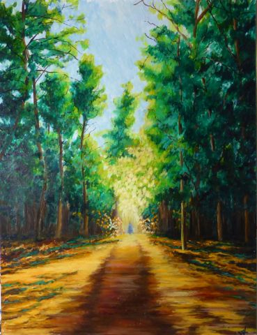 Peinture : Lueur - Jean-Alexandre