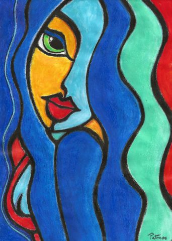 Peinture de Patmor : Jeune fille charmante