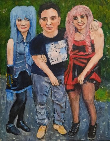 Peinture de Patmor : Le trio infernal