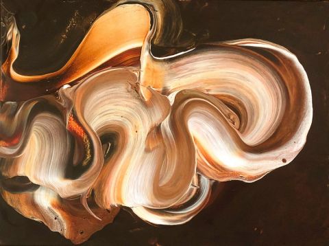 Peinture de Jean-Philippe ESTEBENET : Procession volage