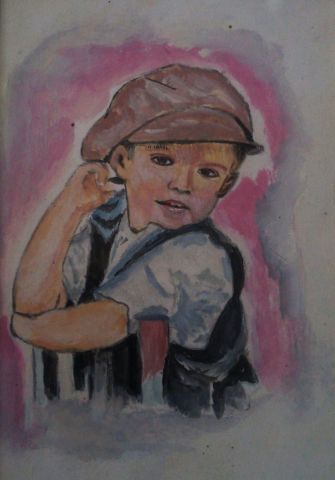 Peinture de Patmor : Garçon à la casquette