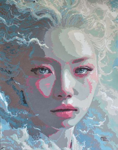 Peinture de Michel Lheureux : Cloud Hair