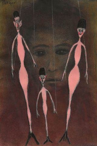 Peinture de Patmor : Marionnettes
