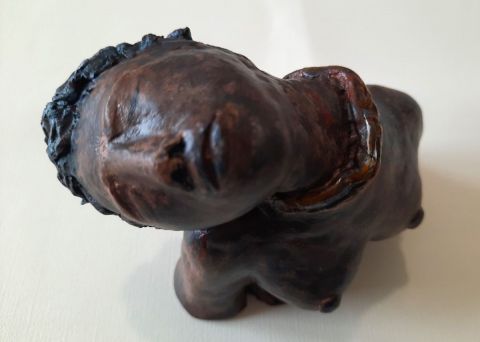 Sculpture de Patmor : Une esclave vue d'en haut