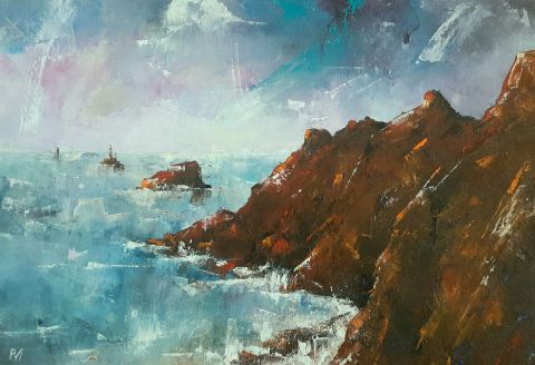 Peinture de pvi : Pointe du Raz