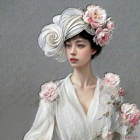 Art numerique by Françoise DELEGLISE : visage 2