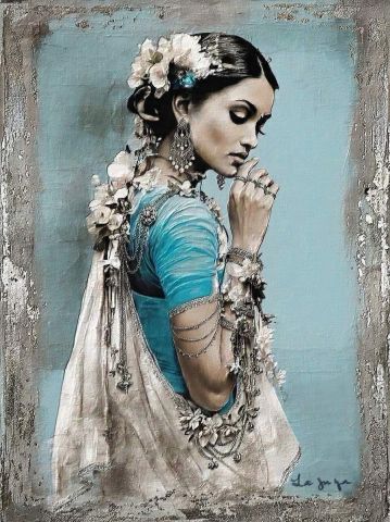 Art numerique de Françoise DELEGLISE : orient 1