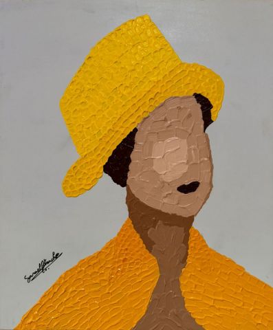 Peinture de zenvia art gallery : the yellow muse
