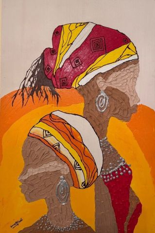 Peinture de zenvia art gallery : echos of soul