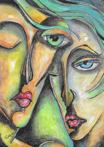Peinture de Patmor : Deux potes
