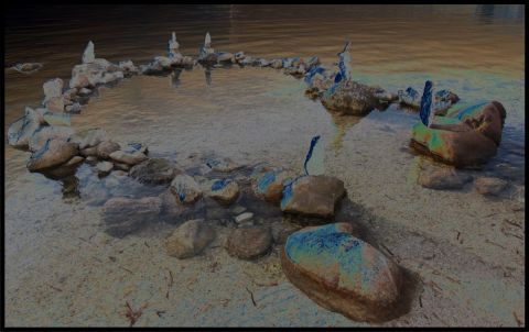 Photo de Doriane Metz : Land Art solarisé