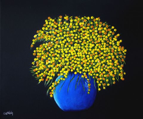 Peinture de AILEDELO : Les Mimosas