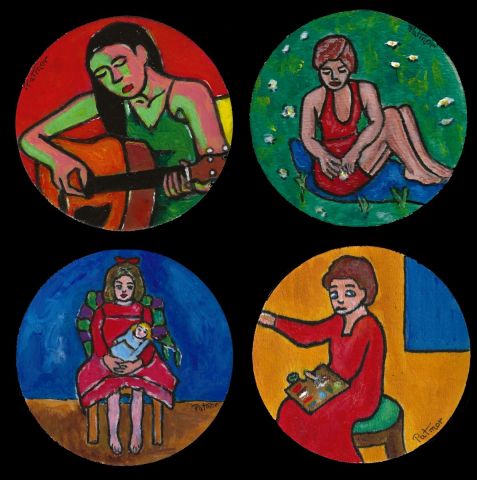 Peinture de Patmor : Hommage à Gabriele Münter