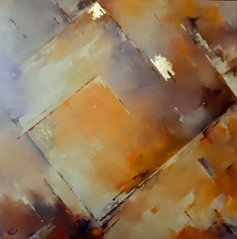 Peinture de Vidal : Géométrie n° 1.