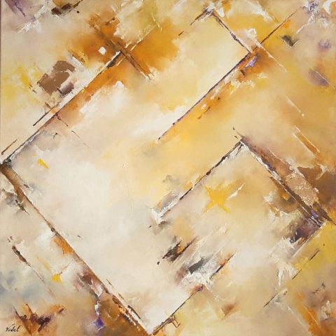 Peinture de Vidal : Géométrie n° 2.
