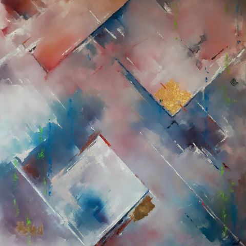 Peinture de Vidal : Géométrie n° 3.