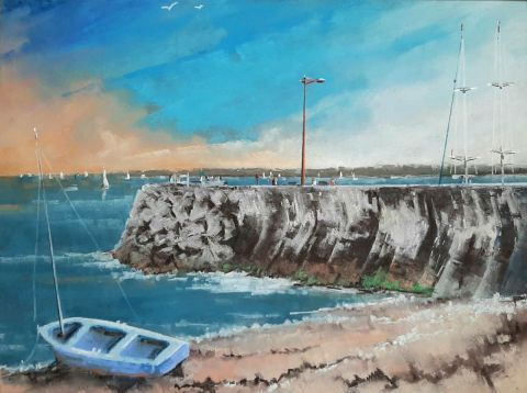 Peinture de Vidal : Piriac sur mer