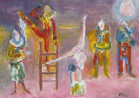 Peinture de Patmor : Au cirque