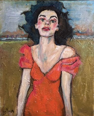 Peinture de soffya : A coeur perdu