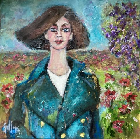 Peinture de soffya : Albertine