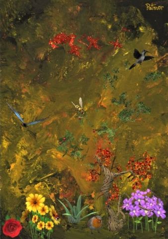 Peinture de Patmor : Le jardin merveilleux