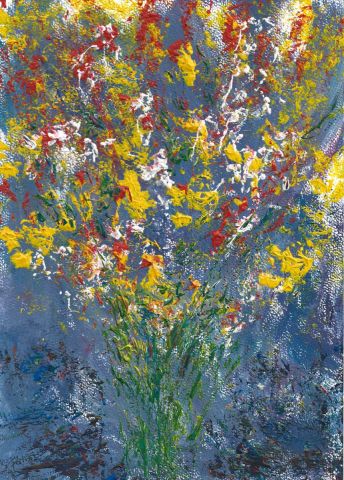 Peinture de Patmor : Bouquet de fleurs