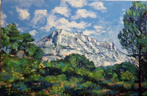 Peinture de ETIENNE Gaetane : Sainte Victoire