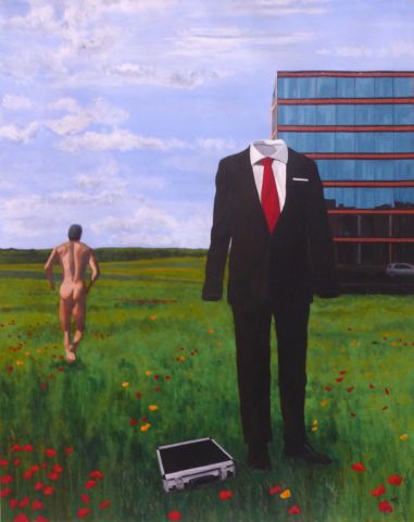 Peinture de Jean-Alexandre : Evasion
