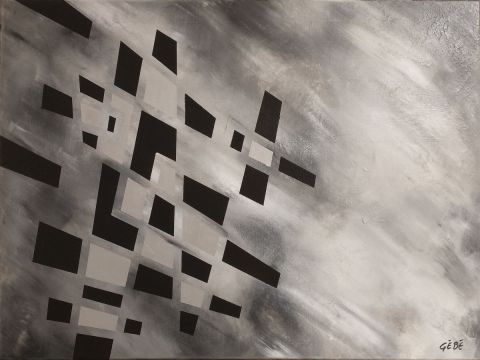 Peinture de Guy Boulianne : Fragmentation