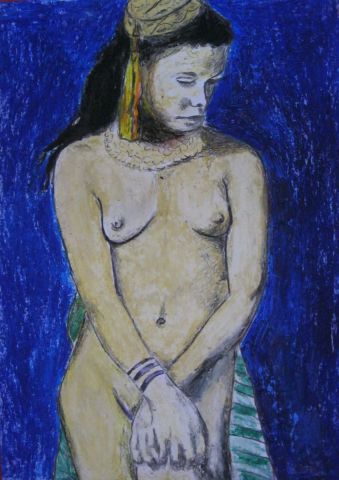 Peinture de Patmor : Jeune marocaine