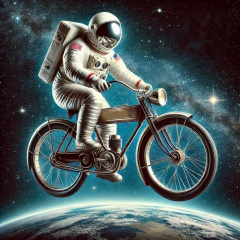 Art numerique de Alex Ander : Voyage vers Mars.