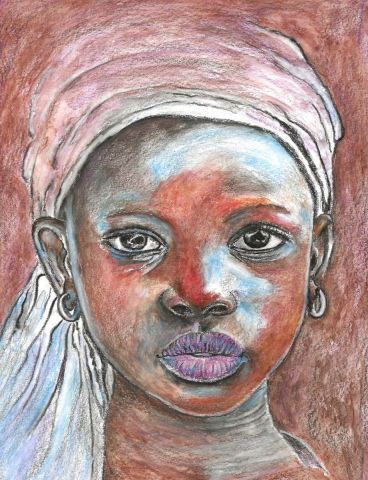 Peinture de Patmor : Jeune fille au turban