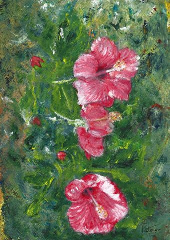 Peinture de Patmor : Quelques fleurs