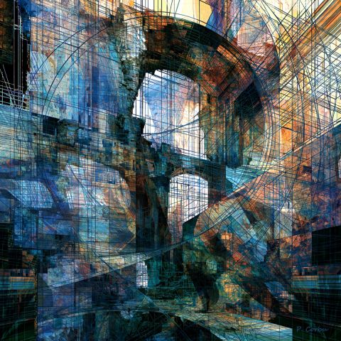 Art numérique de Corbu Pierre : Archi Quantum 03