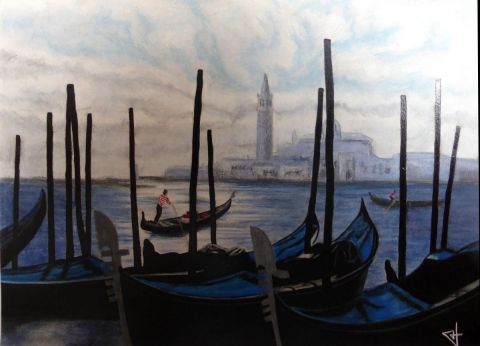 Peinture de Jean-Alexandre : Venise 2