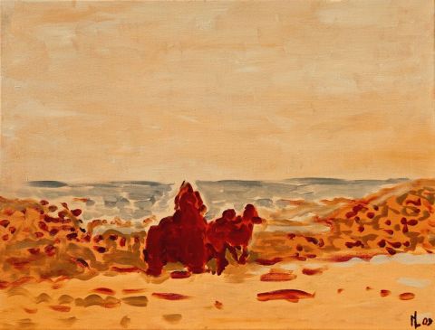 Sa main sur ses chevaux... par Marcofecit