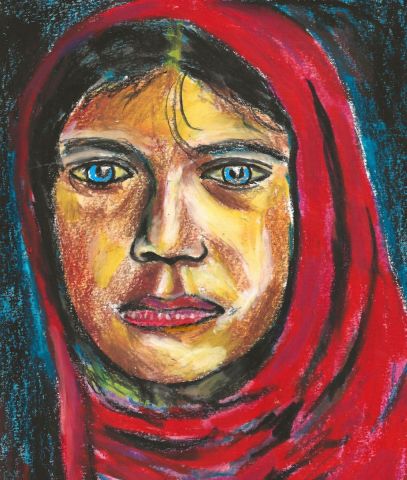 Painting Regard intense by Patmor